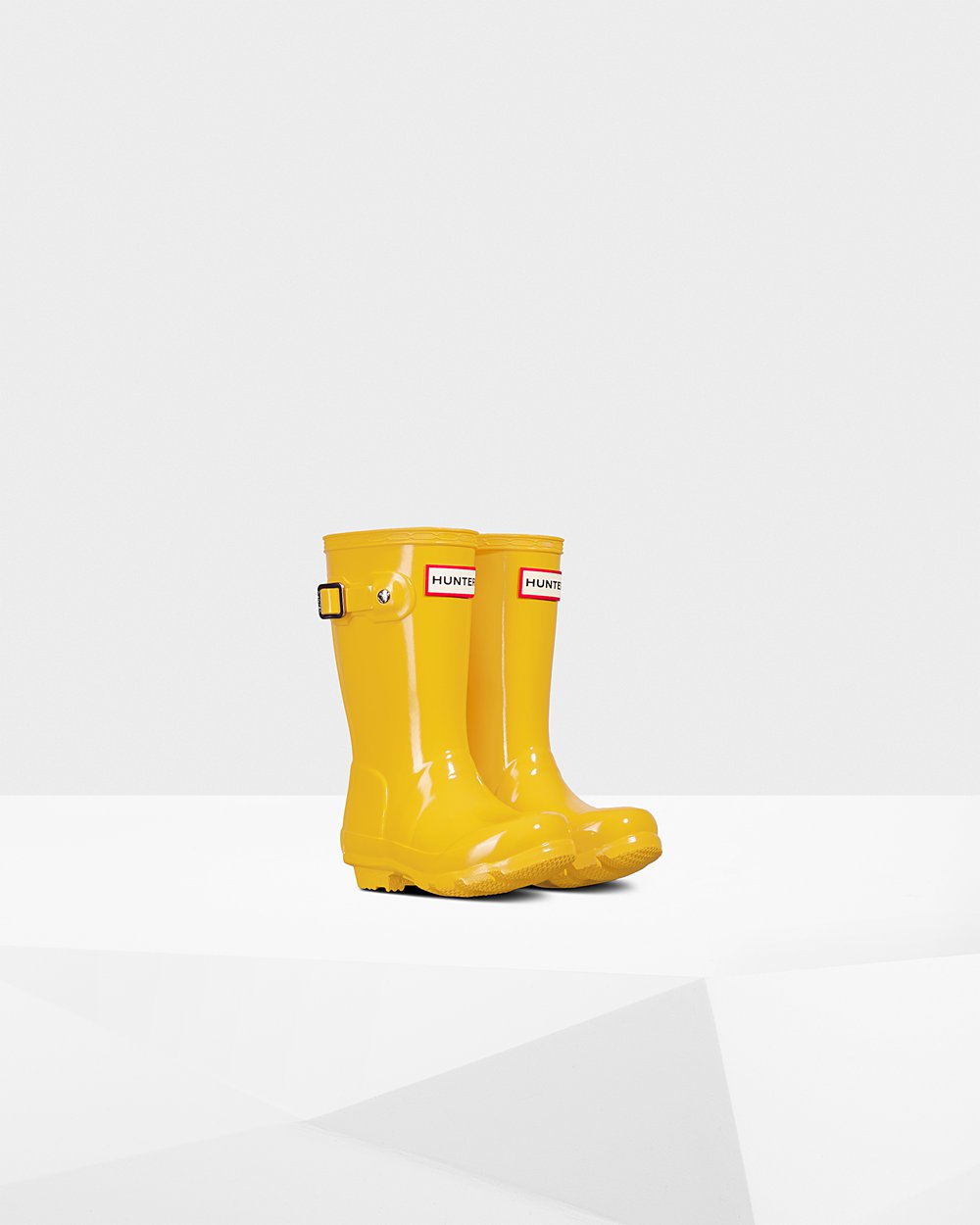 Hunter Niños Original Little Gloss - Botas de Lluvia Amarillo - 280-ILUDZM